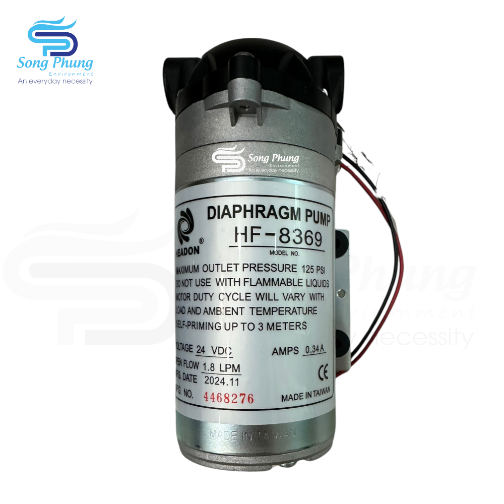 Headon Pump HF-8367 For RO 50GPD