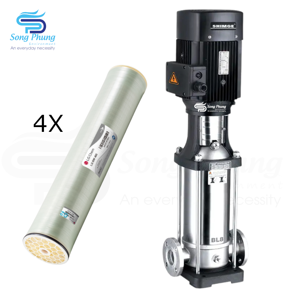He 4 mang RO 8040 ap thap canh inox