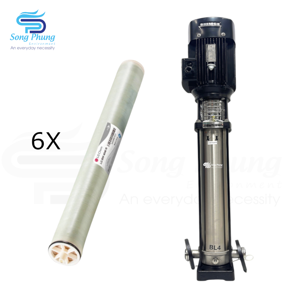 He 6-8 mang RO 4040 ap thap canh inox