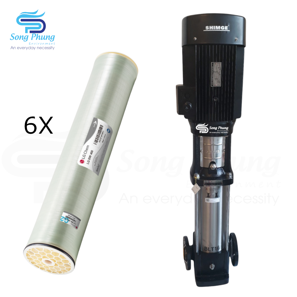 He 6 mang RO 8040 ap cao canh inox