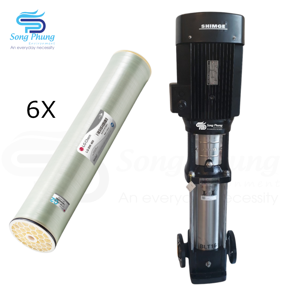 He 6 mang RO 8040 ap thap canh inox